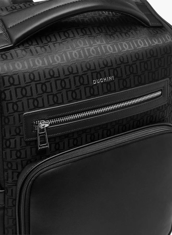 DUCHINI BLACK Backpack With Adjustable Straps for Men | Best Price UAE